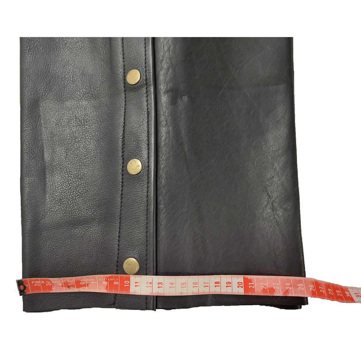 Unisex Pig Skin Motorcycle Biker Chaps