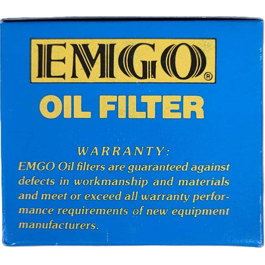 EMGO motorcycle oil filter warranty