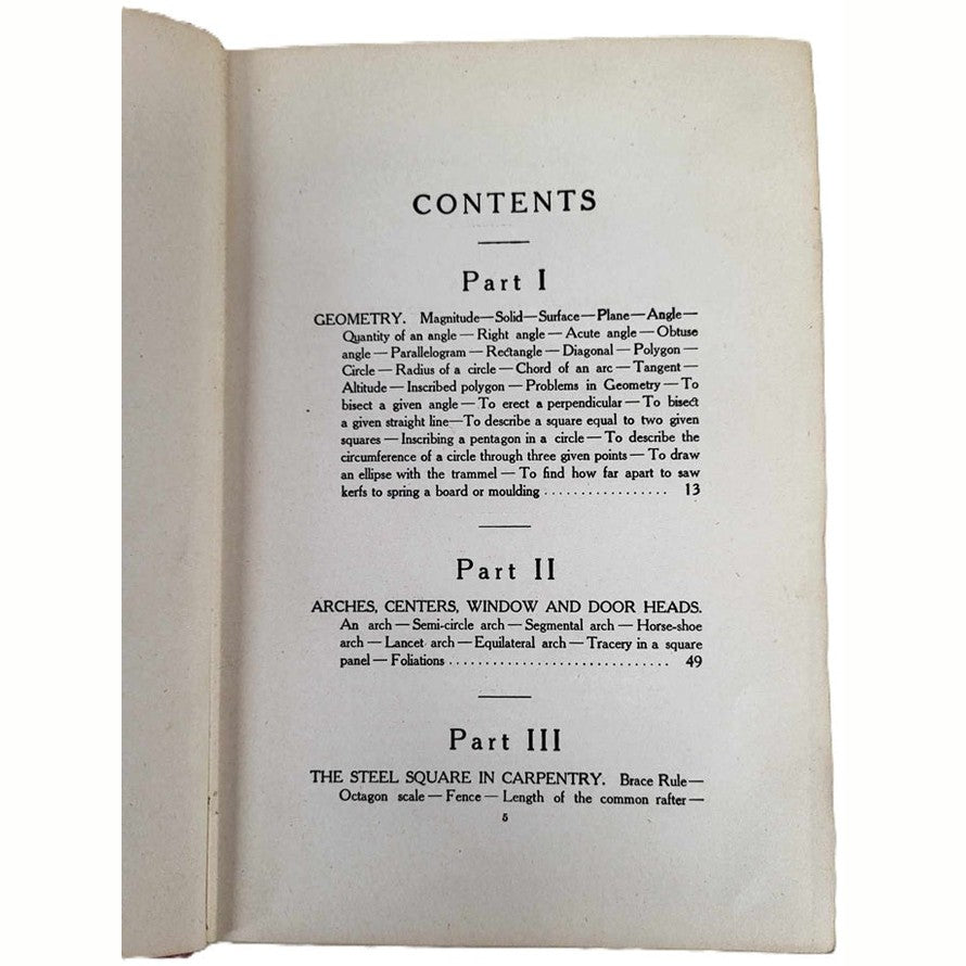 Vintage 1907 Practical Carpentry by William A. Radford American Publishing Co. 2Vol Set