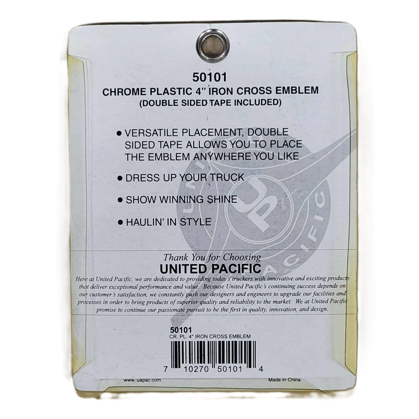 50101 "iron cross" emblem information