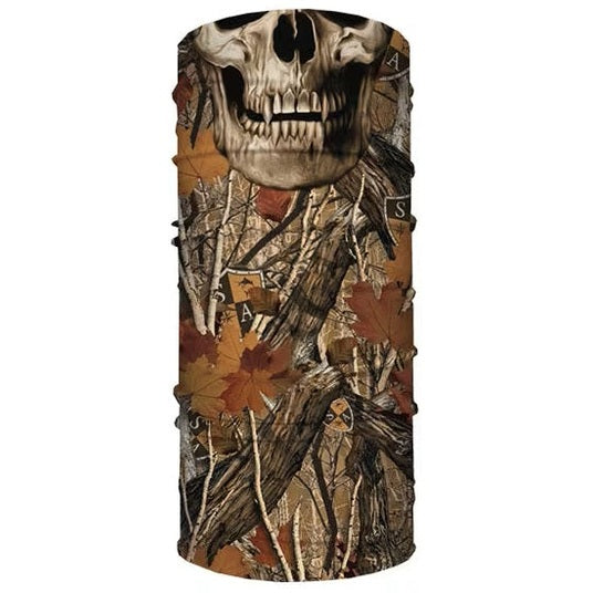 Forest Camo Skull neck tube