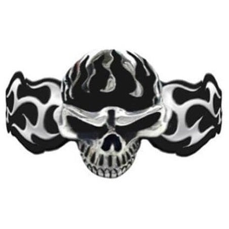 Hair Glove-Hair Ringz Flaming Skull