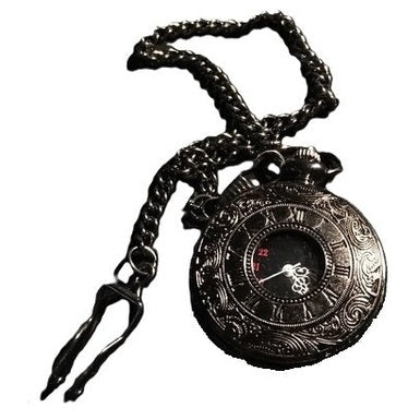 Antiqued Pocket Watch with chain