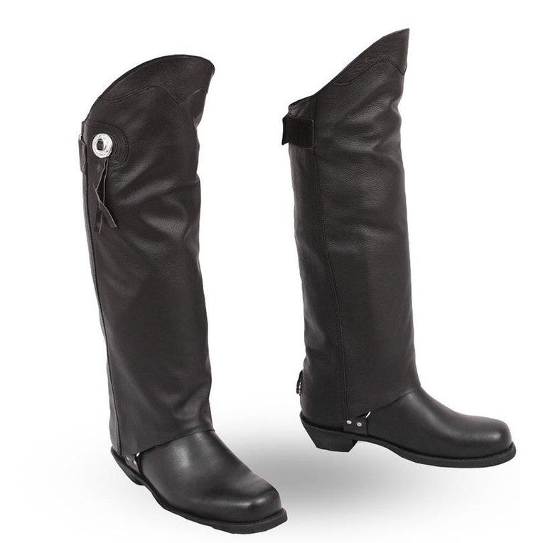 FMC Ashphalt Unisex Motorcycle Biker Half Chaps XL/XXL