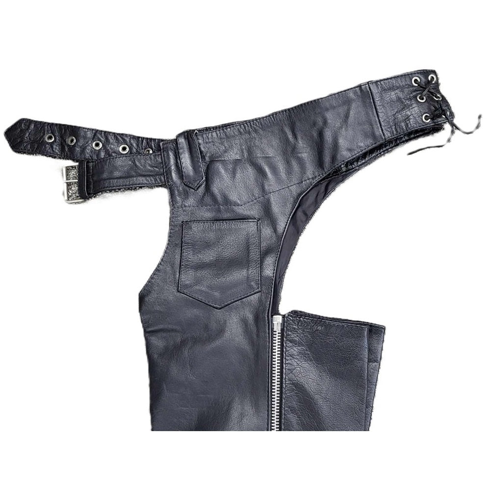 LadiesLeather Chaps closeup