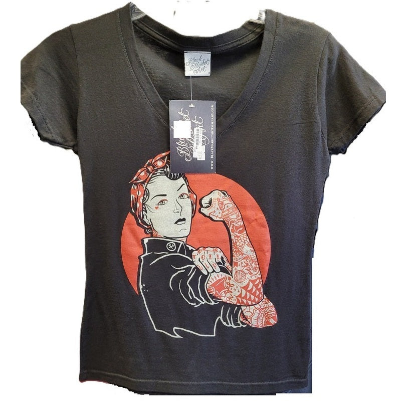 front view of ladies tshirt