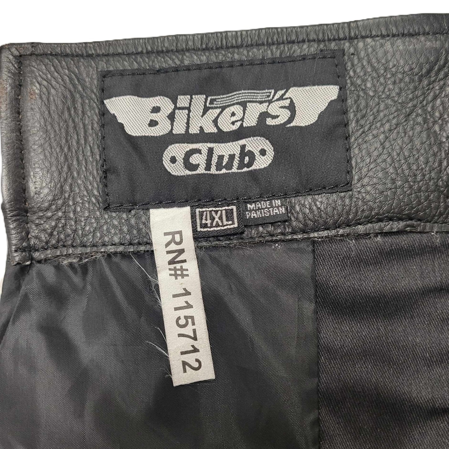 Biker's Club Unisex Leather Motorcycle Biker Chaps 4XL-pic4