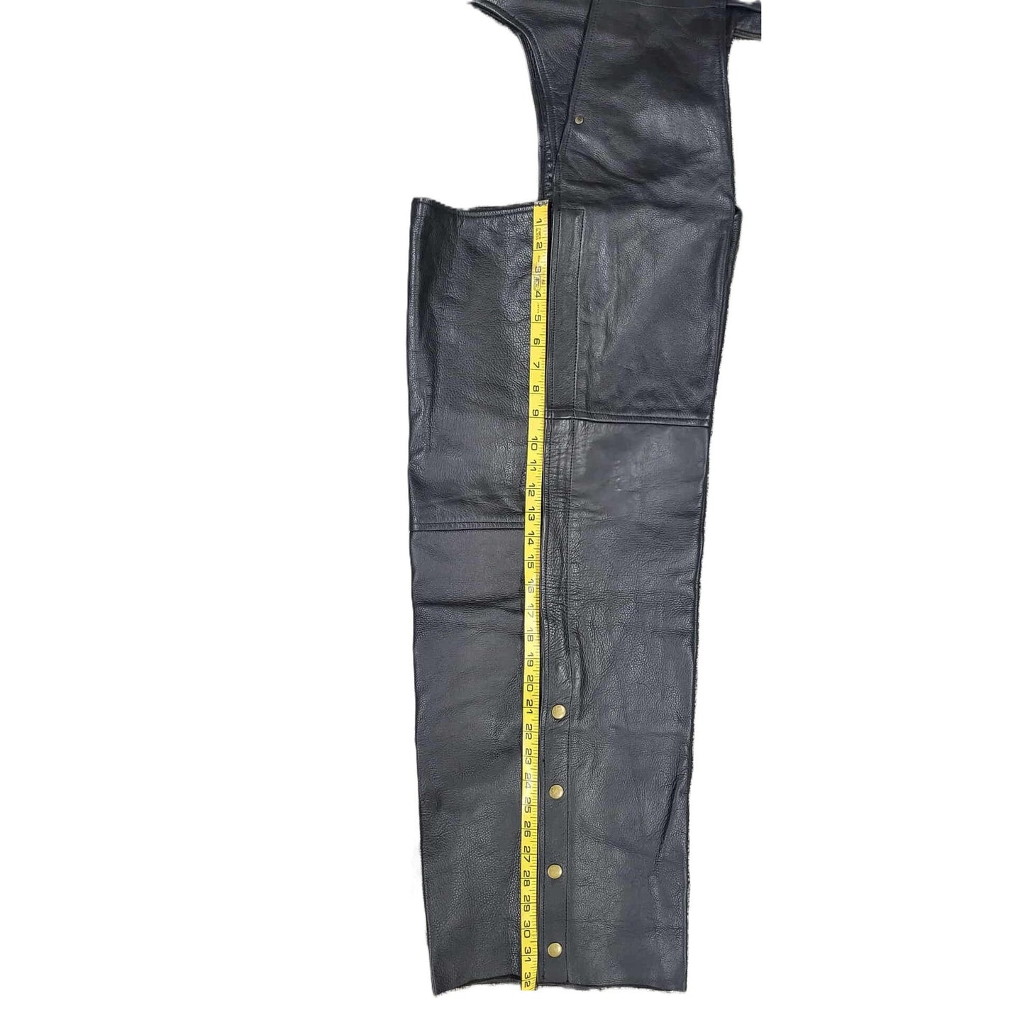 Biker's Club Unisex Leather Motorcycle Biker Chaps 4XL-pic5