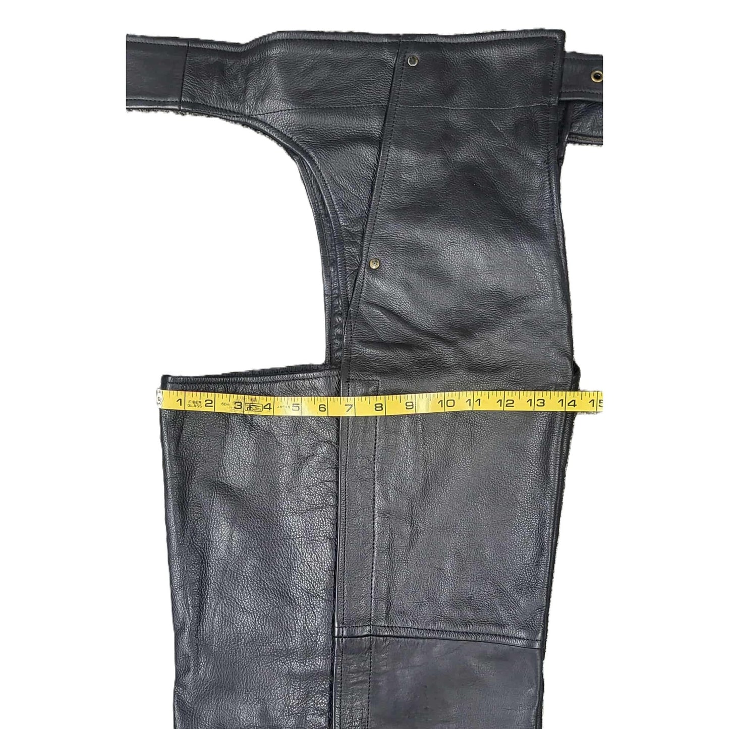 Biker's Club Unisex Leather Motorcycle Biker Chaps 4XL-pic6