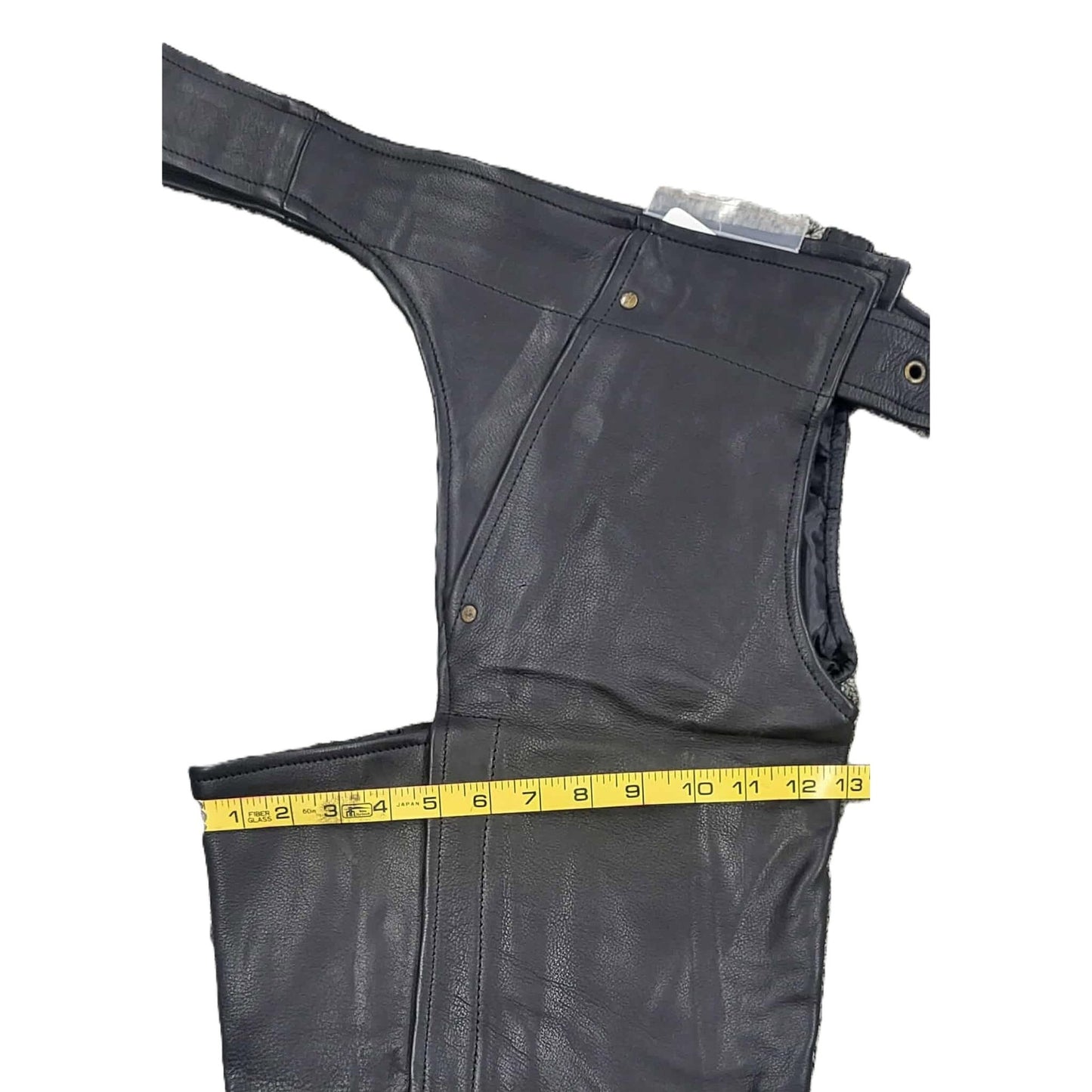 Biker's Club Unisex Leather Motorcycle Biker Chaps XL-pic7