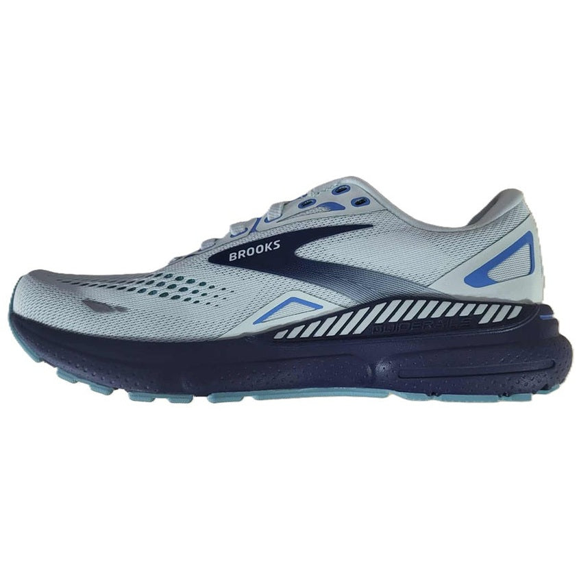 left side of running shoe