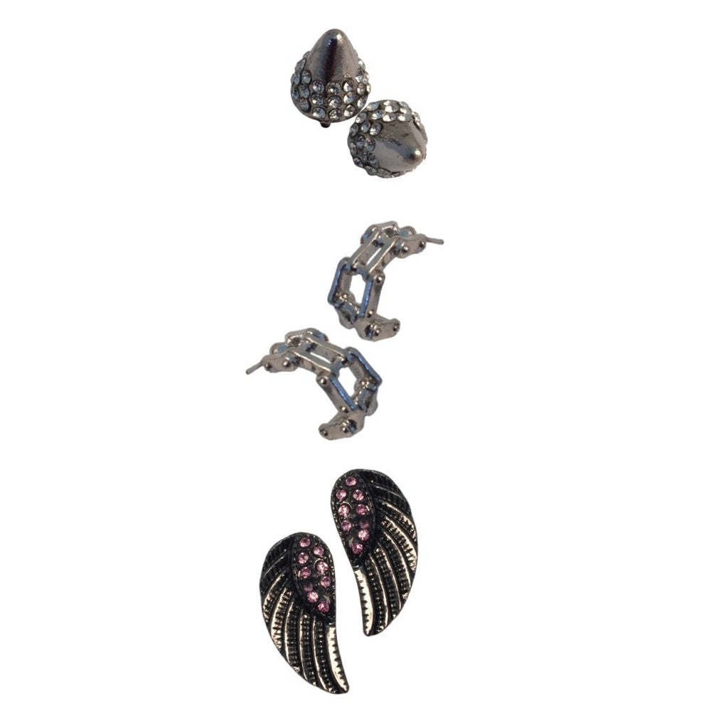 Hair Glove Stud Earring Sets
