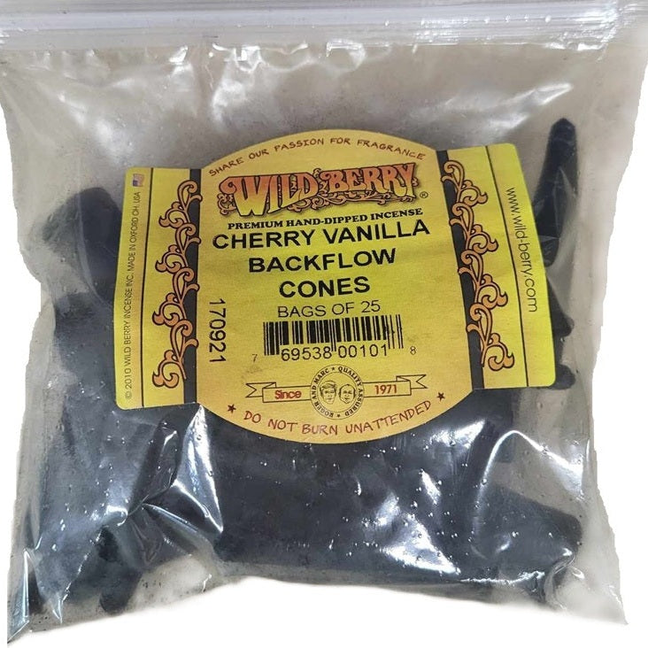 Cherry Vanilla Wild Berry Incense Backflow Cones