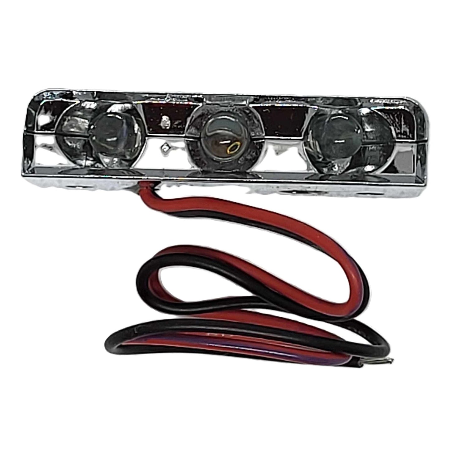 Treestump MSE 3 LED Chrome 12v Case Step Lights