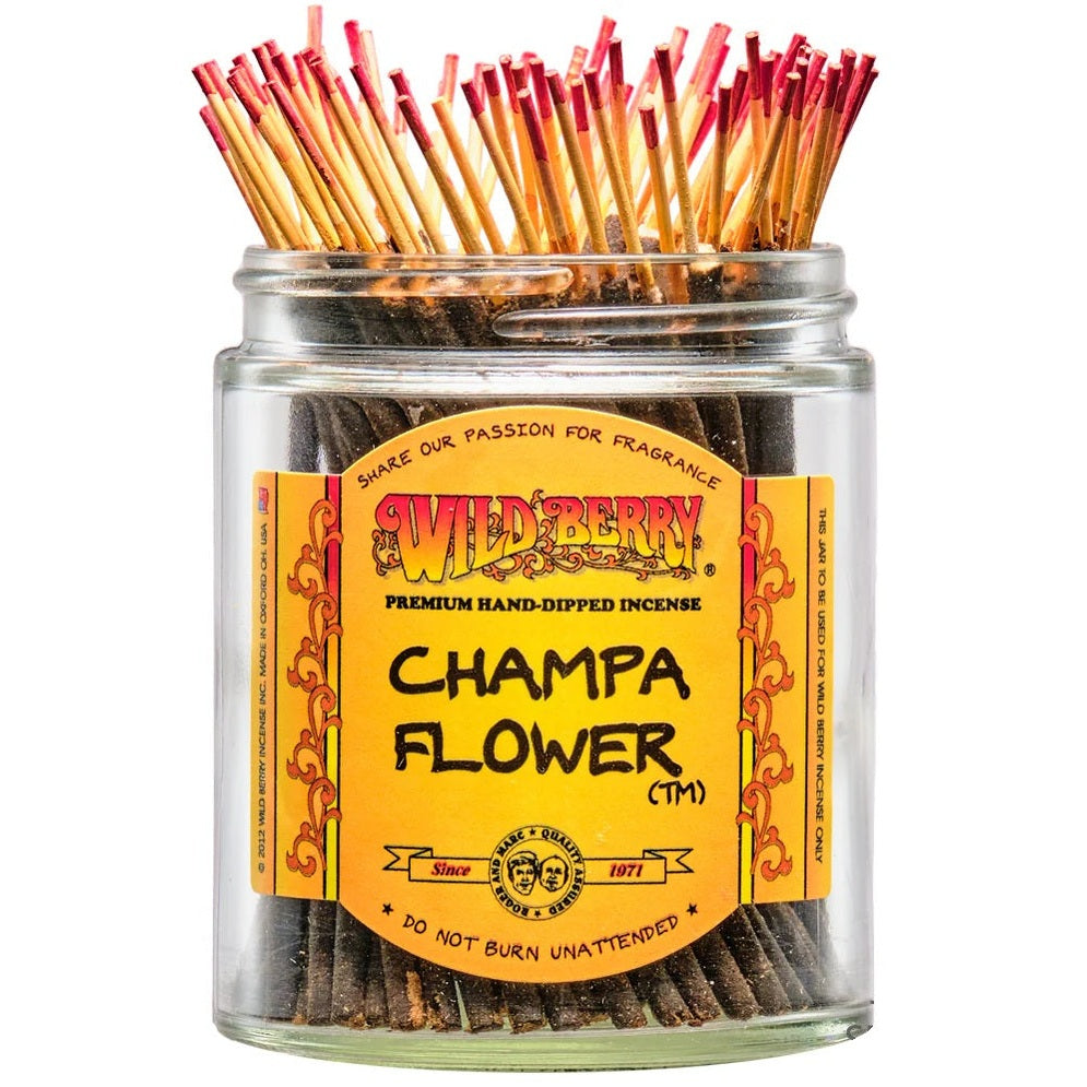 Champa Flower scent Wild Berry "Shortie" incense 4" sticks