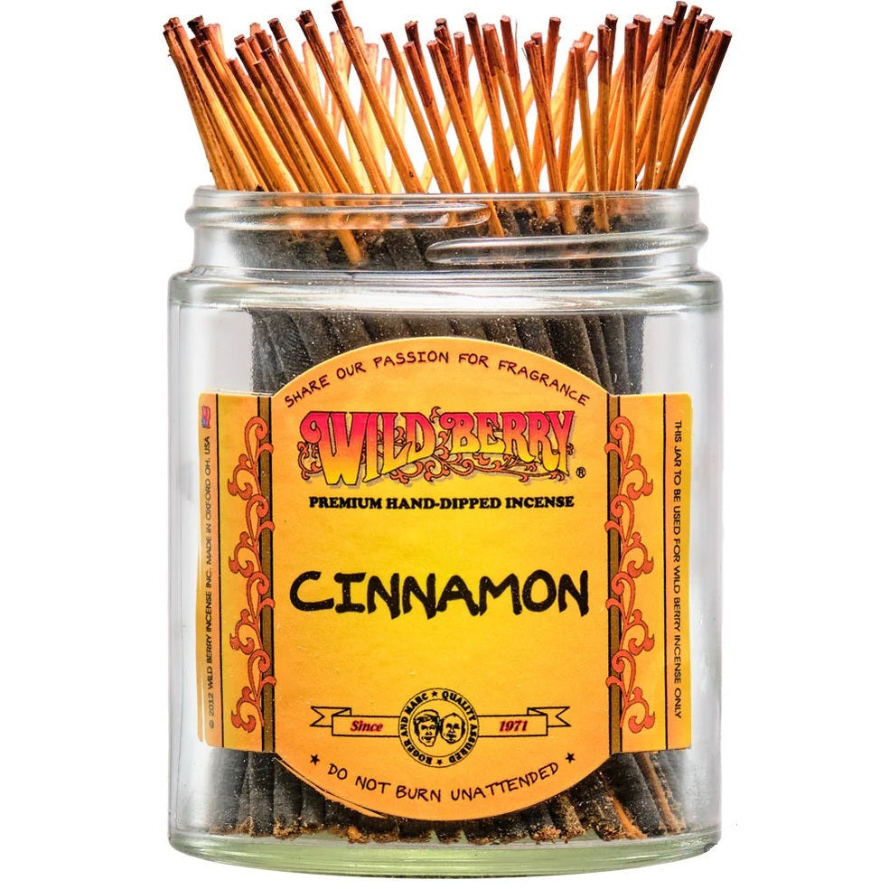 Cinnamon scent Wild Berry "Shortie" incense 4" sticks
