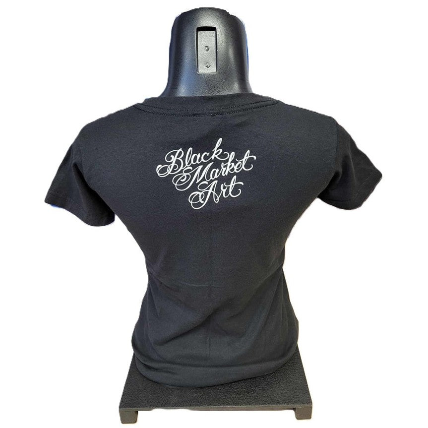 rear view of DGA ladies tshirt