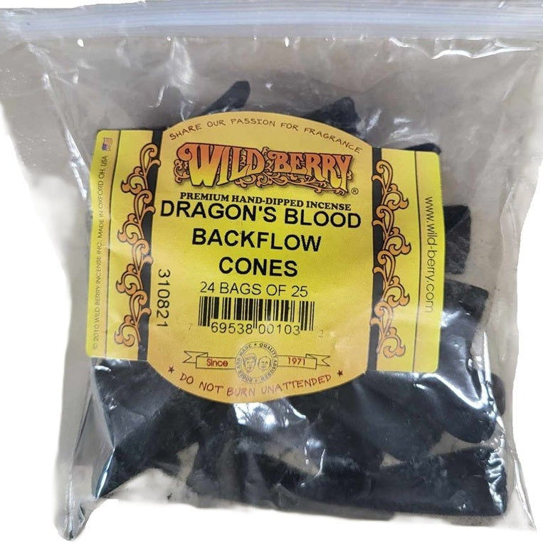 Dragon's Blood Wild Berry Incense Backflow Cones