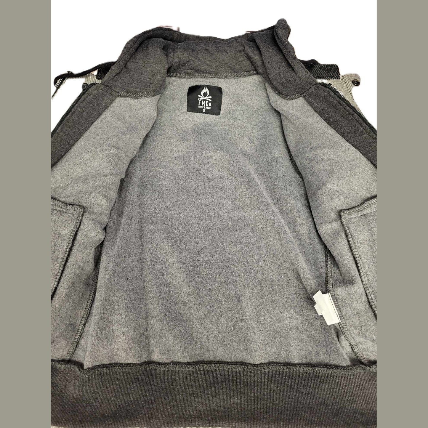 Essex Denim Women's Motorcycle Club Vest With Hoodie-05