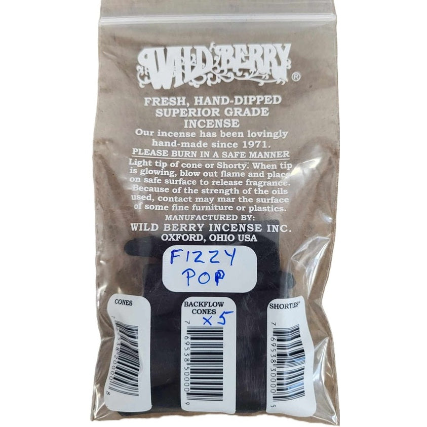 Fizzy Pop Wild Berry Incense Backflow Cones