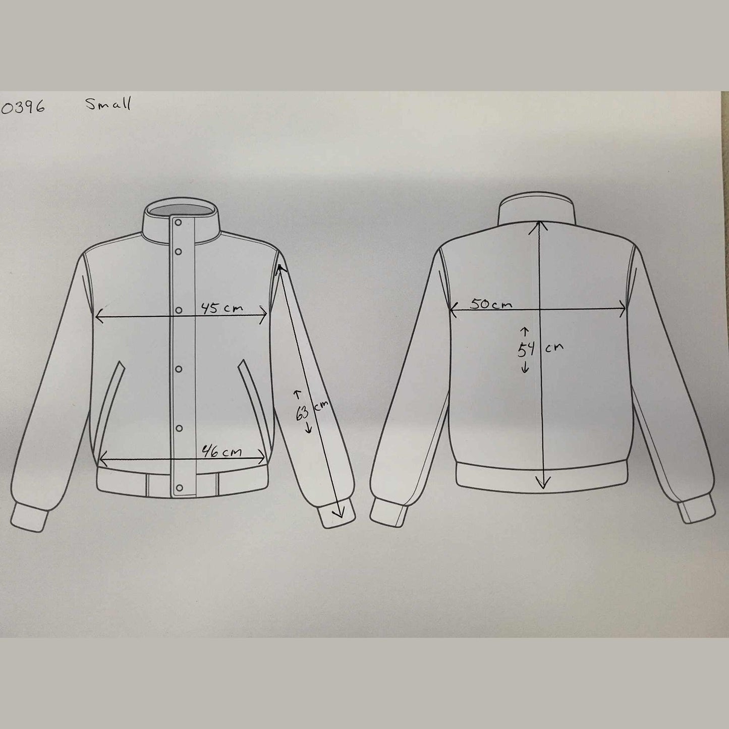 FMC ladies Rock Star Classic Leather Jacket-size chart S
