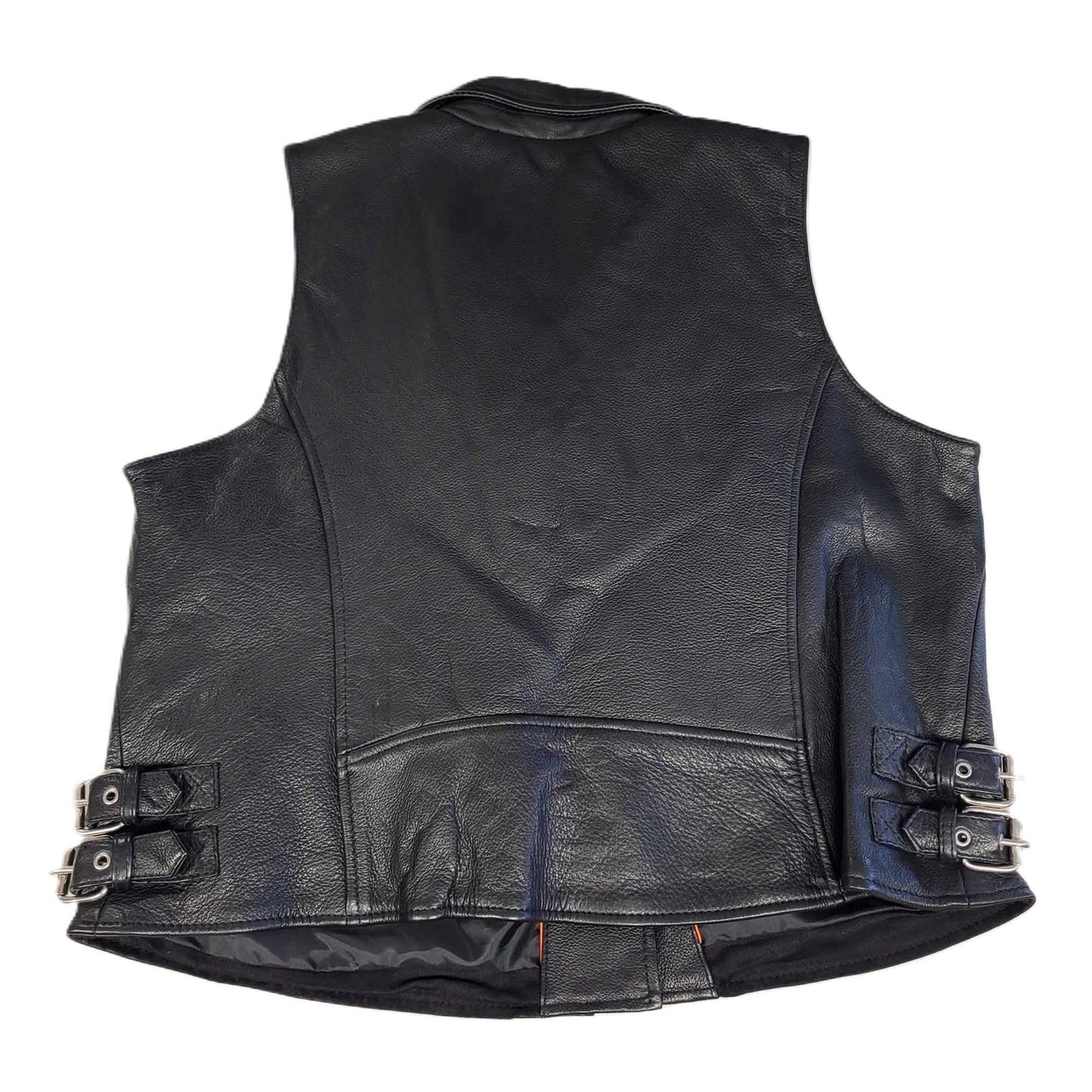 FMC Ladies Sexy Goddess Leather Vest-back