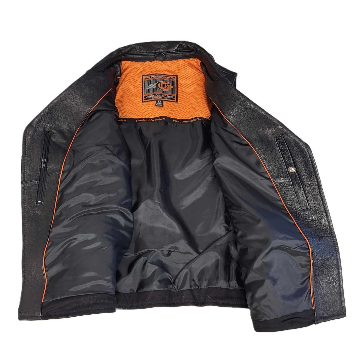 FMC Ladies Sexy Goddess Leather Vest-inside