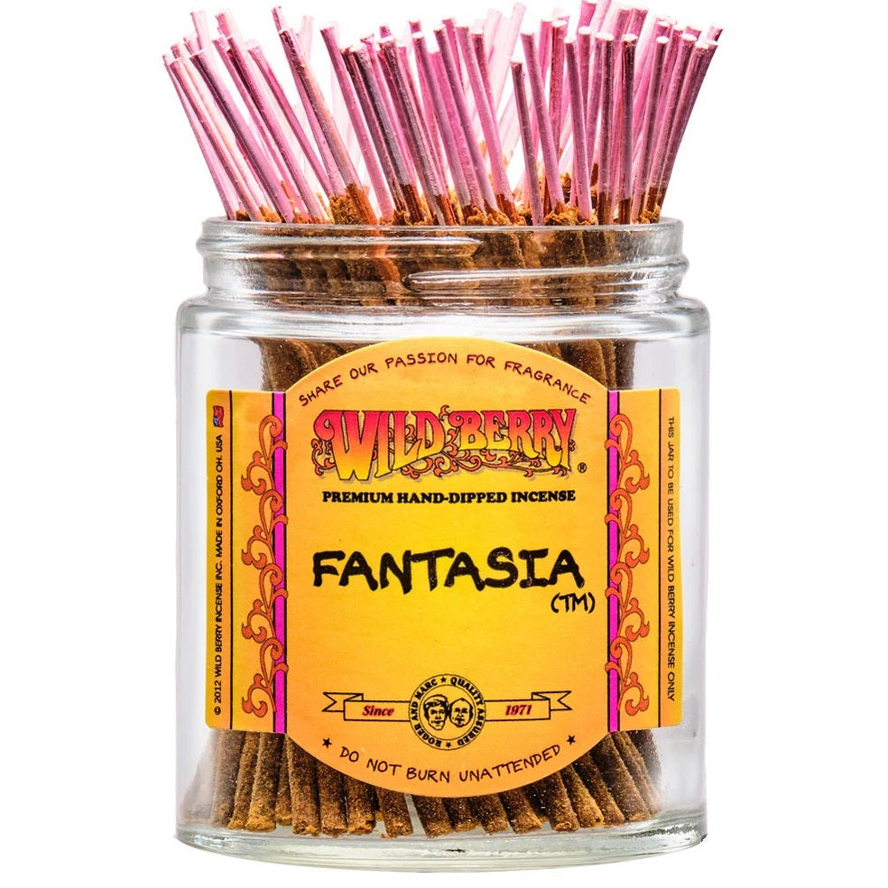 Fantasia Scent Wild Berry "Shortie" incense 4" sticks