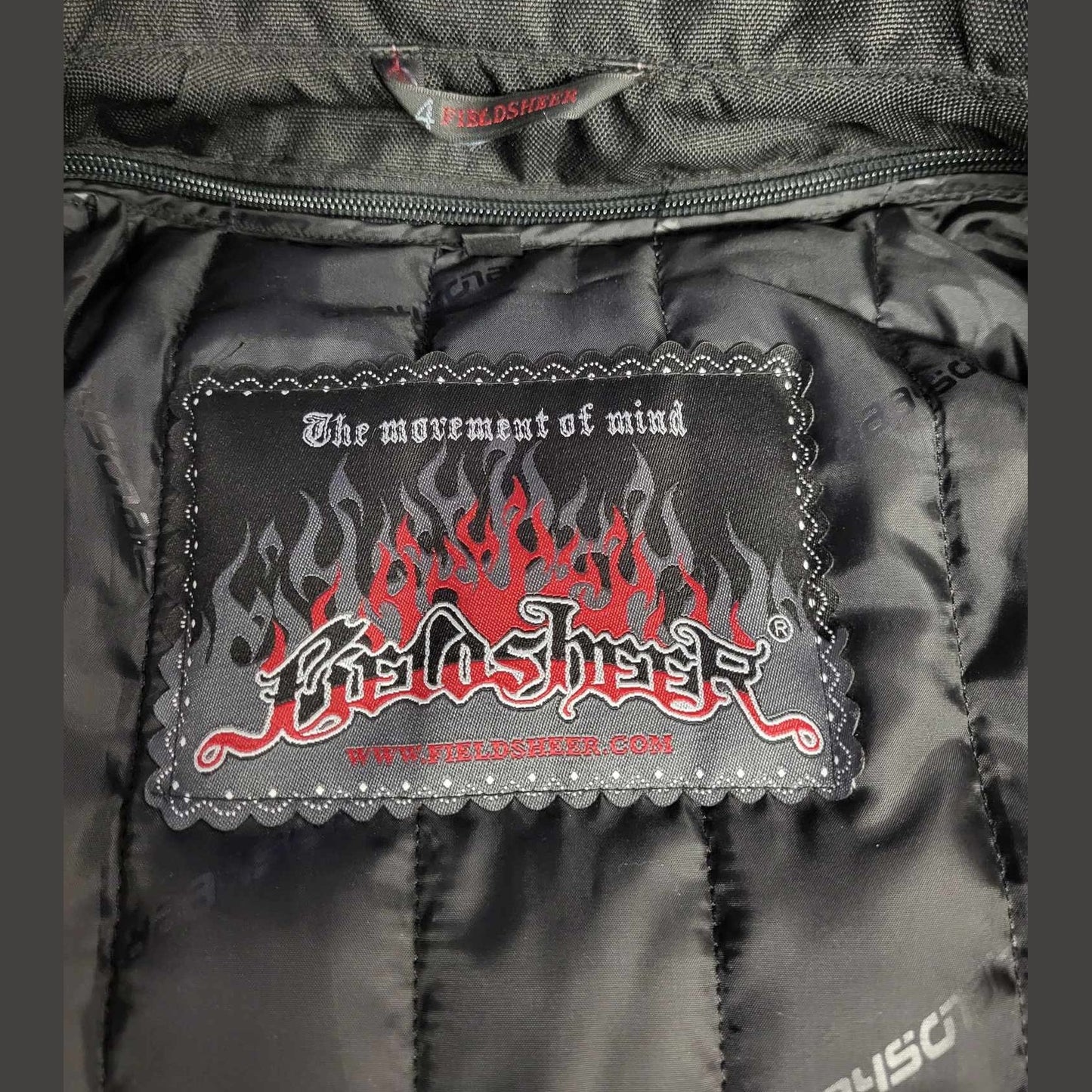 Fieldsheer Ladies Mirage Textile Motorcycle Biker Jacket inside label