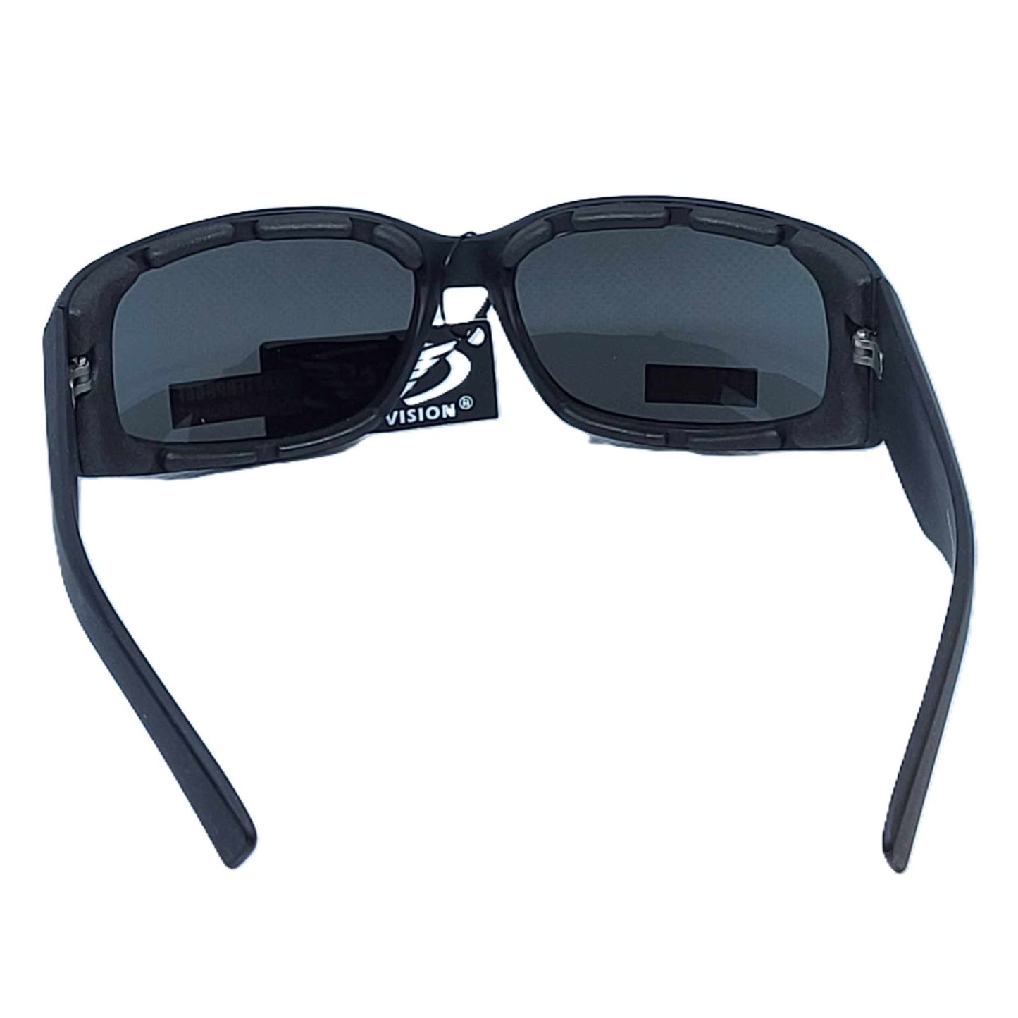 Global Vision Prospect Smoke Lense Foam Padded Motorcycle Glasses-back