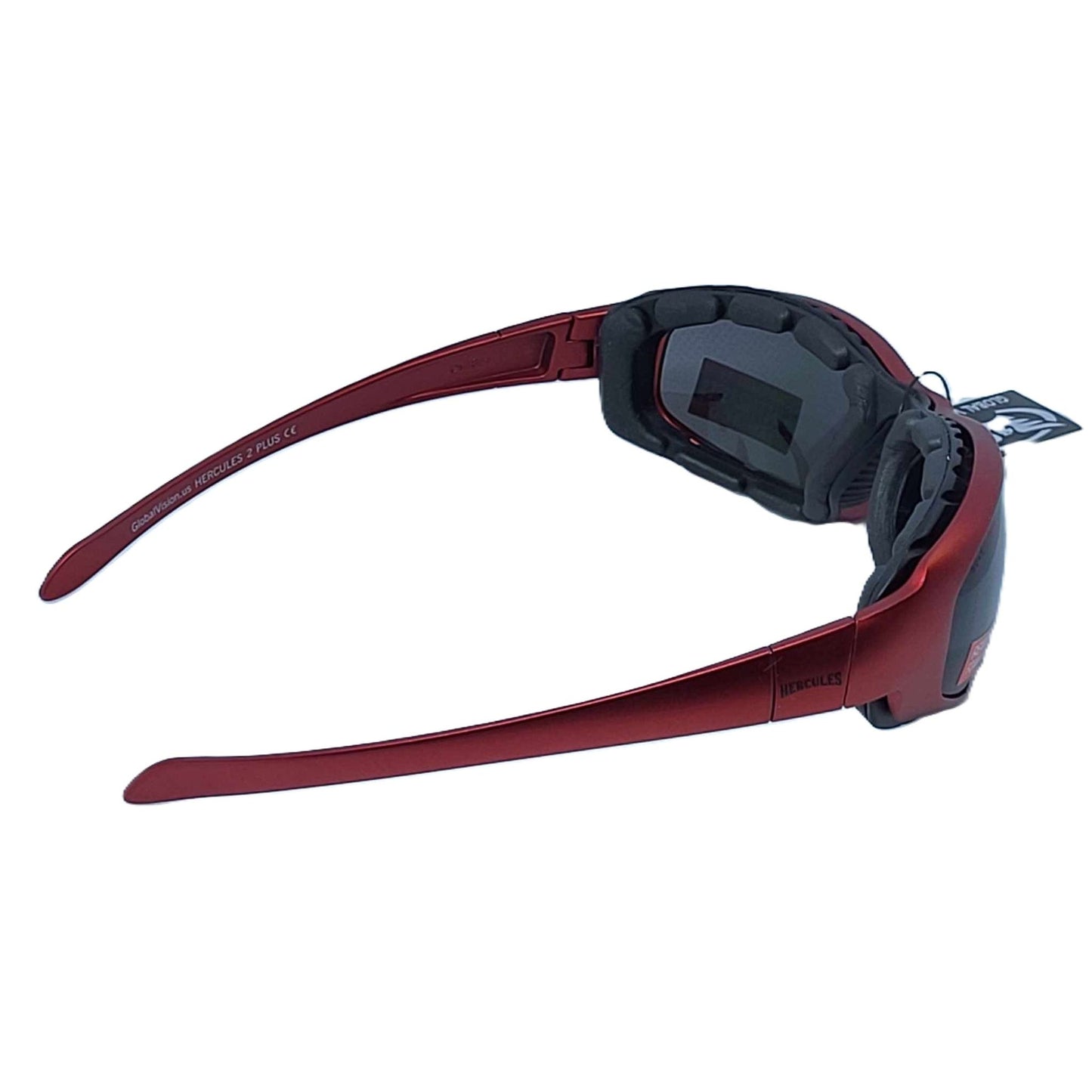 Global Vision Hercules® 2 Plus Red Metallic Frame-side right