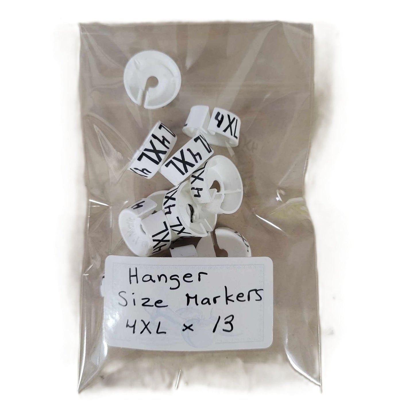 bag of hanger sizers 13x4XL