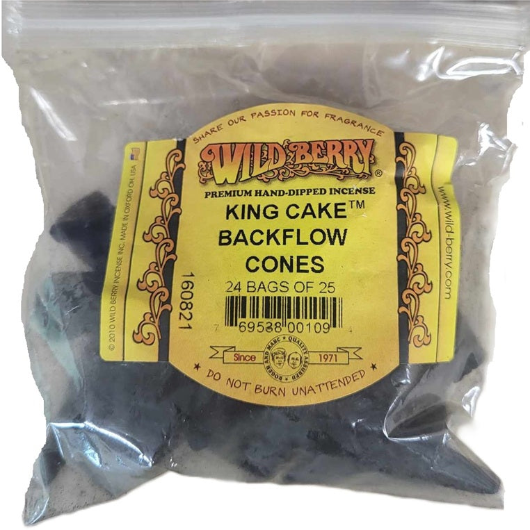 King Cake Wild Berry Incense Backflow Cones