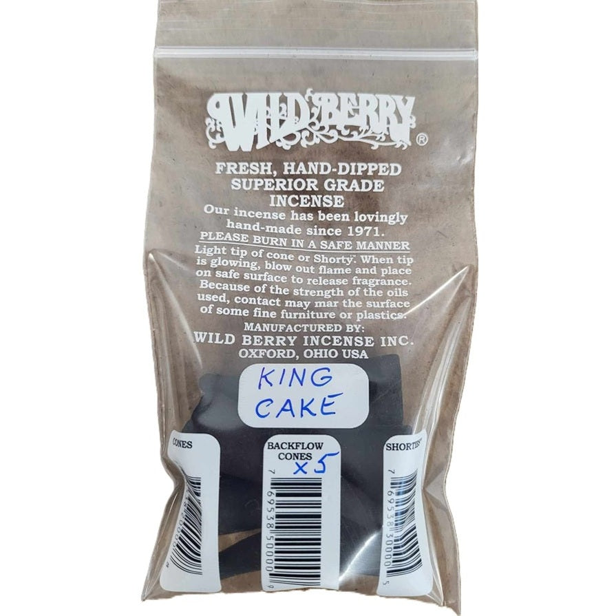 King Cake Wild Berry Incense Backflow Cones