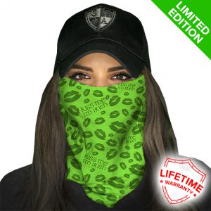 woman wearing SA Kiss Me I'm Irish necktube