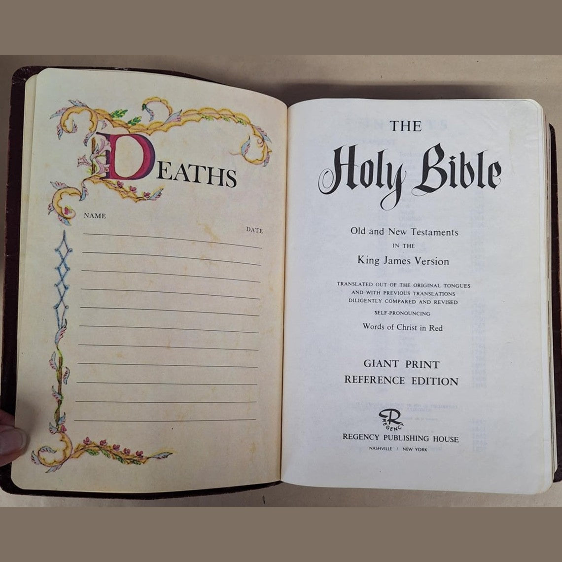 KJV Holy Bible Large Print