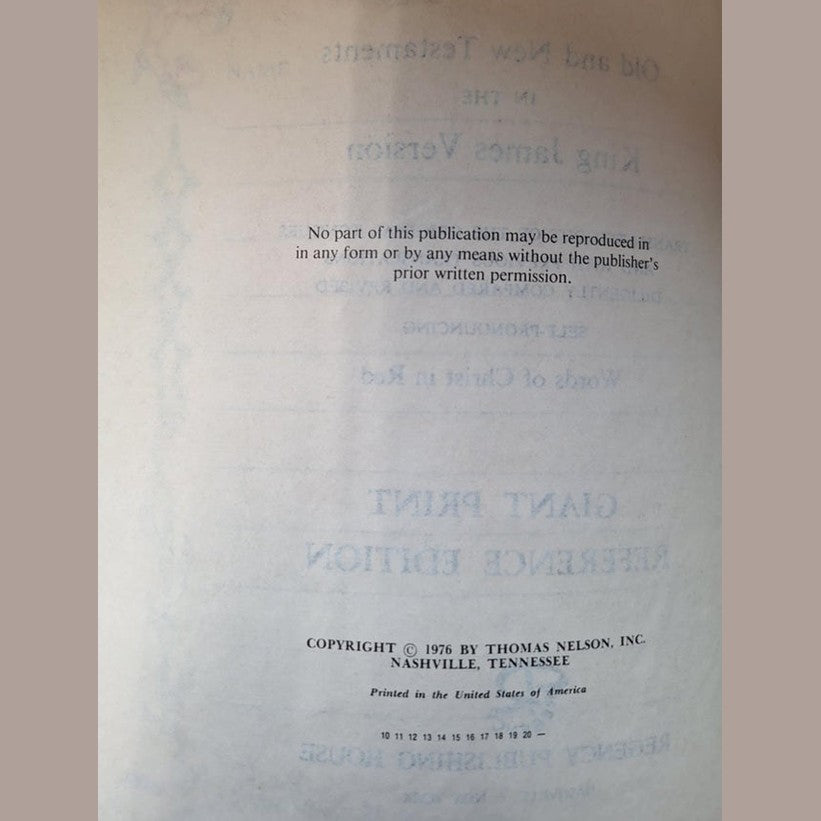 KJV Holy Bible Large Print