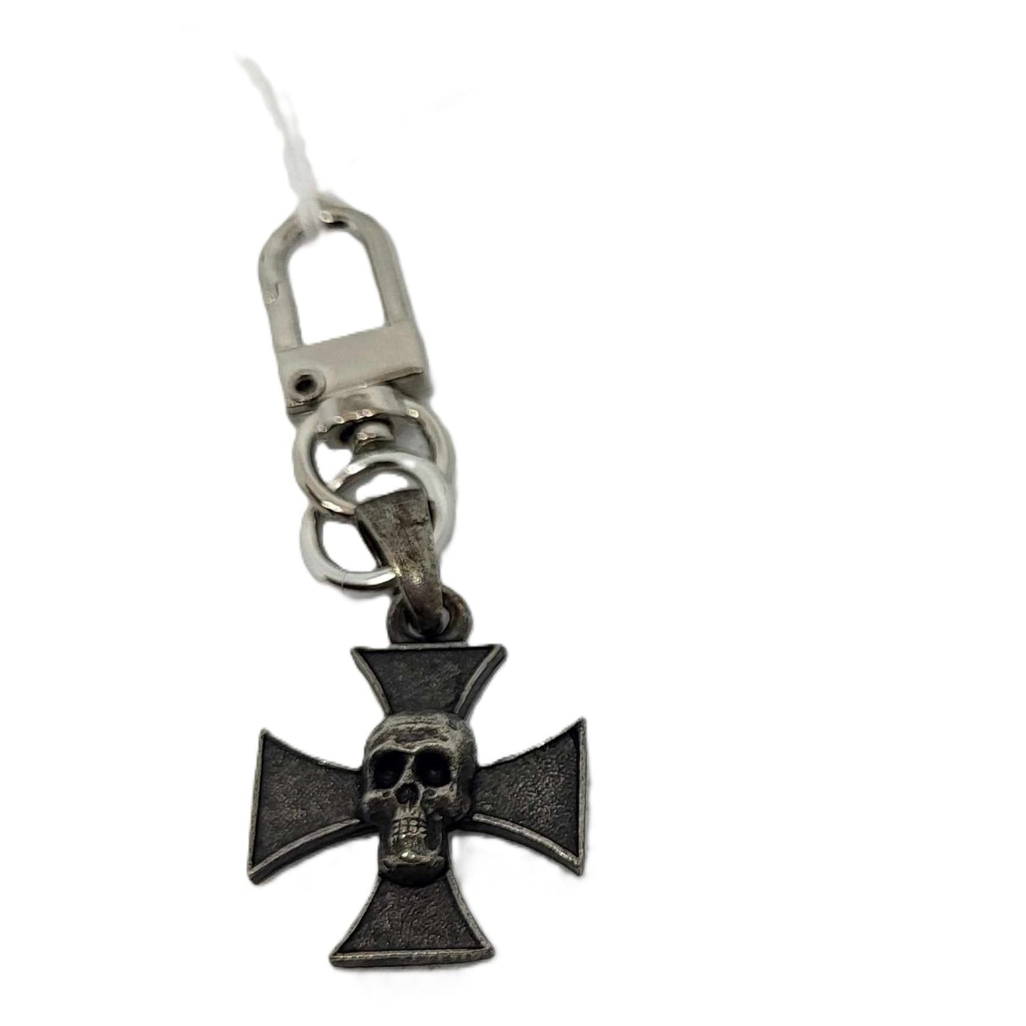 AmiGaz Key Chain-Skull on Maltese Cross-2
