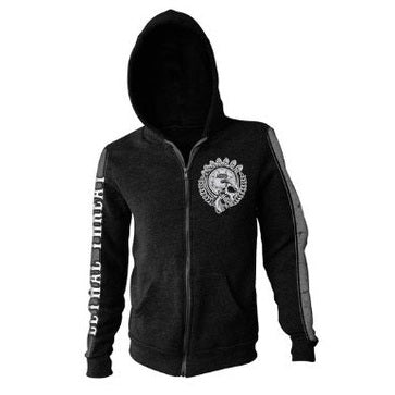 Lethal Threat Men's Zip-Up Heavy Weight Hoodie-High Compression-M