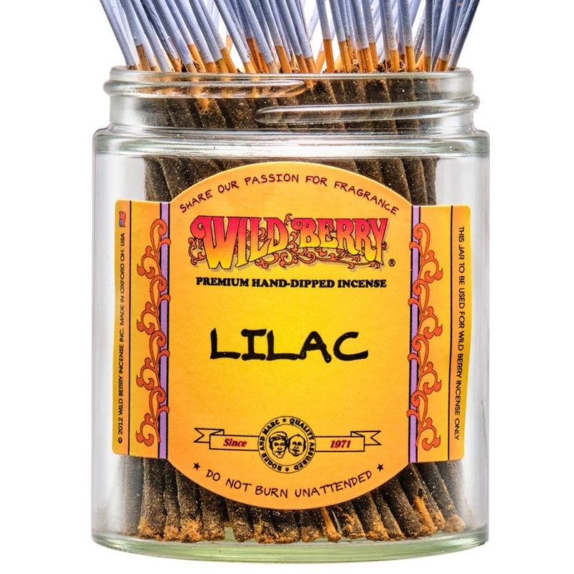 Lilac scent Wild Berry "Shortie" incense 4" sticks