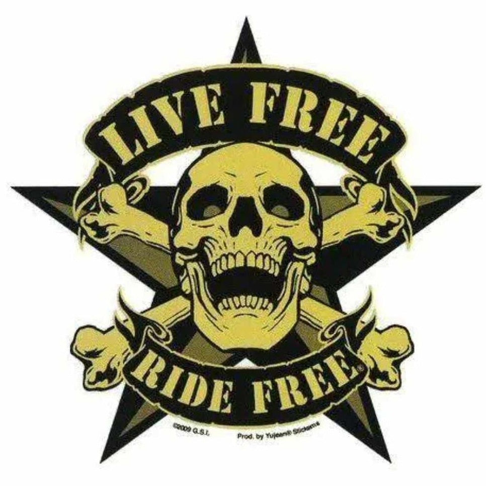 Live Free Ride Free Rope Necklace LOGO