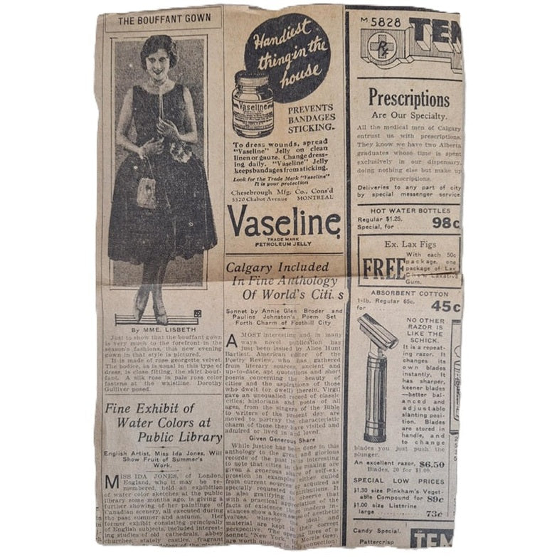 Vintage Newspaper Article 1927 Architech G. Maclure "An Elizabethan Half-Timbered House," Maclure Ephemera MacLean Building Reports, Ltd.