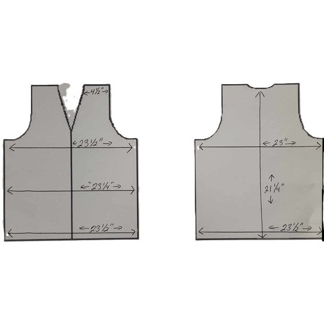 Milwaukee-Ladies-Leather-Braided-Vest-size chart