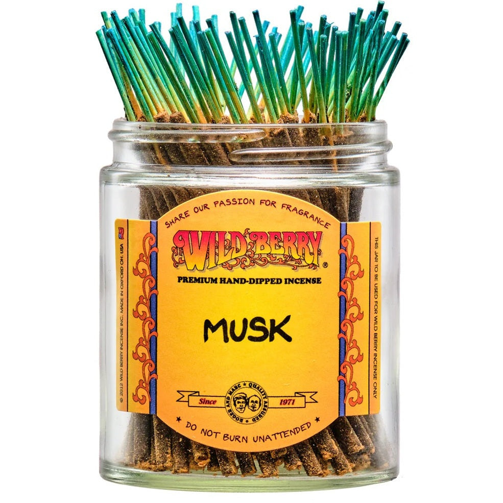 Musk scent Wild Berry "Shortie" incense 4" sticks