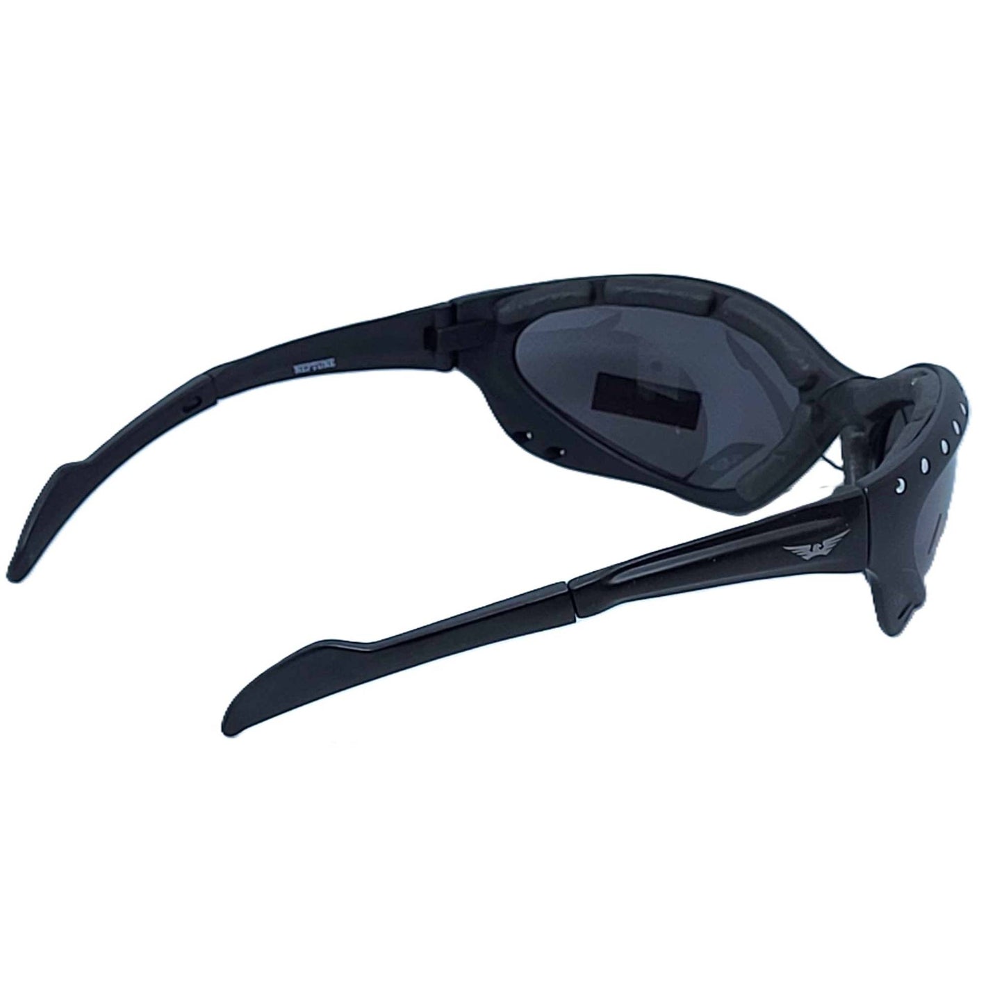 Global Vision NEPTUNE-STUDDED UV400 Shatterproof Padded Womens Motorcycle Glasses-side right
