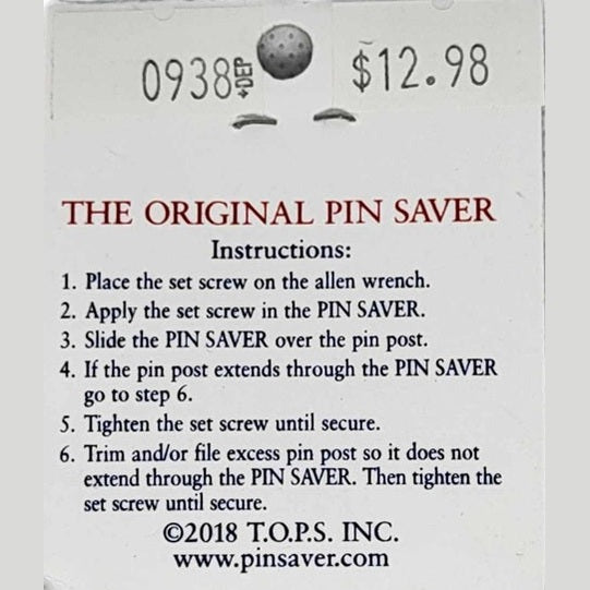 Pin Savers instructions