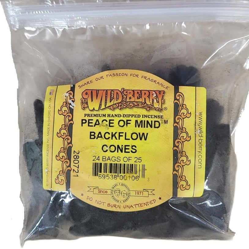 Peace of Mind Wild Berry Incense Backflow Cones