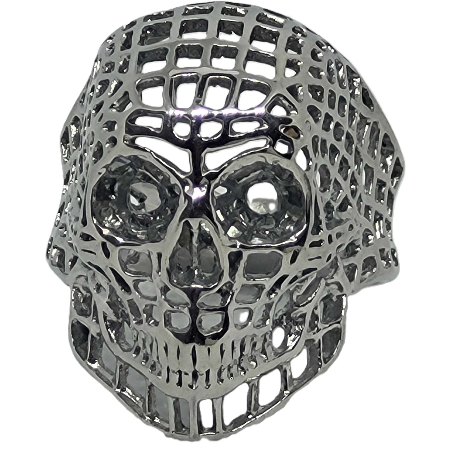 Mesh skull ring