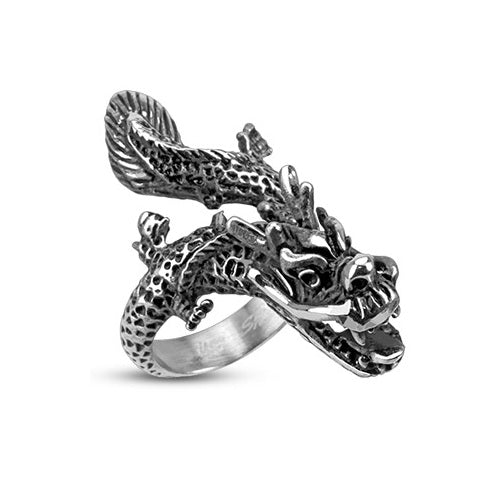 Dancing dragon ring