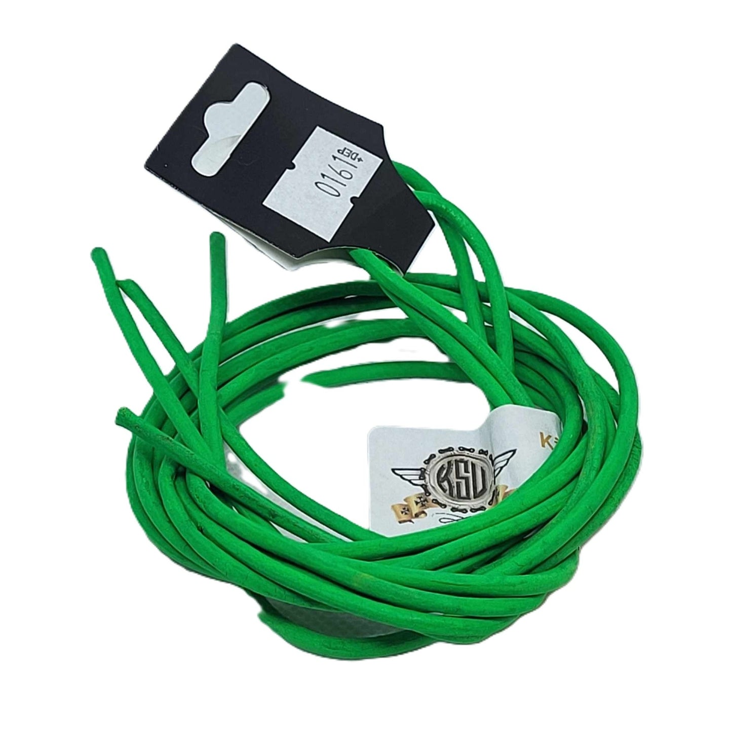 Round green laces